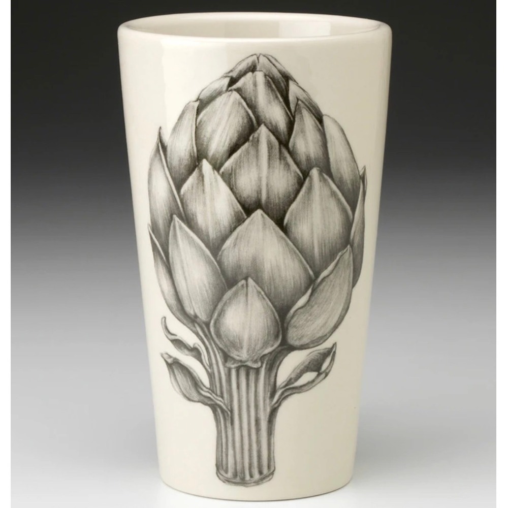 Laura Zindel Design 6" Artichoke Stonewear Ceramic Tumbler 16oz